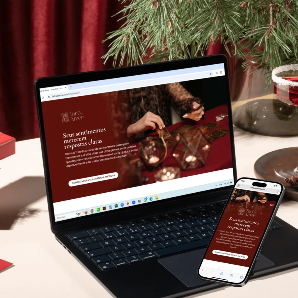 Taro do Amor Landing Page