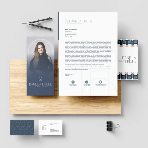 descricao de identidade visual com projetos criativos